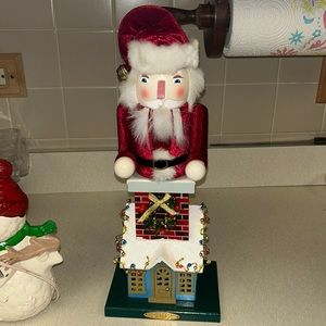 Vintage Nutcracker in Chimney